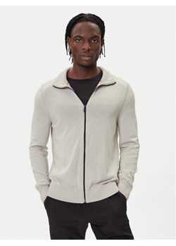 BOSS Sweter Avac_FZ 50501750 Beżowy Regular Fit ze sklepu MODIVO w kategorii Swetry męskie - zdjęcie 185679216