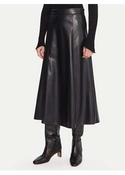 Marella Spódnica z imitacji skóry Vally 2525776022 Czarny Regular Fit ze sklepu MODIVO w kategorii Spódnice - zdjęcie 185679237