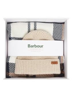 Barbour Zestaw Szalik i Czapka LGS0094BR52 Beżowy ze sklepu MODIVO w kategorii Czapki zimowe damskie - zdjęcie 185679239