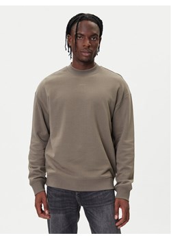HUGO Bluza Dapocrew 50525892 Beżowy Relaxed Fit ze sklepu MODIVO w kategorii Bluzy męskie - zdjęcie 185679297