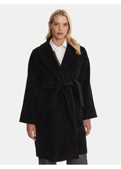 Marella Płaszcz wełniany Scherzo 2523016102 Czarny Regular Fit ze sklepu MODIVO w kategorii Płaszcze damskie - zdjęcie 185679315
