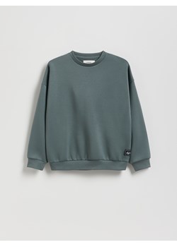 Reserved - Bluza oversize z nadrukiem - zielony ze sklepu Reserved w kategorii Bluzy chłopięce - zdjęcie 185683598