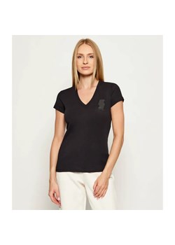 Armani Exchange T-shirt | Slim Fit ze sklepu Gomez Fashion Store w kategorii Bluzki damskie - zdjęcie 185683817