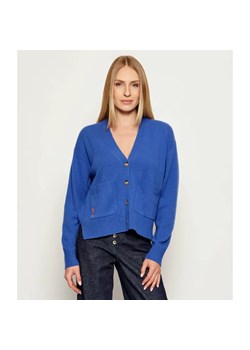 POLO RALPH LAUREN Wełniany kardigan | Loose fit | z dodatkiem kaszmiru ze sklepu Gomez Fashion Store w kategorii Swetry damskie - zdjęcie 185683819