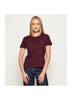 Tommy Hilfiger T-shirt | Regular Fit ze sklepu Gomez Fashion Store w kategorii Bluzki damskie - zdjęcie 185683825