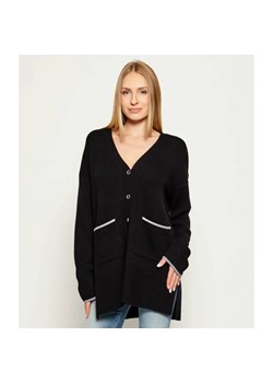 Pinko Wełniany kardigan TASMANIA | Relaxed fit | z dodatkiem kaszmiru ze sklepu Gomez Fashion Store w kategorii Swetry damskie - zdjęcie 185683889
