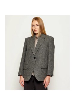 Weekend MaxMara Wełniana marynarka TRONTO | Oversize fit - id: MW255W000006001 - marki Weekend Maxmara - 185683906 Weekend MaxMara Wełniana marynarka TRONTO | Oversize fit ze sklepu Gomez Fashion Store w kategorii Marynarki damskie - zdjęcie 185683906