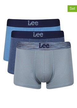 LEE Underwear Bokserki (3 pary) &quot;Thain&quot; w kolorze niebieskim, błękitnym i szarym ze sklepu Limango Polska w kategorii Majtki męskie - zdjęcie 185684505