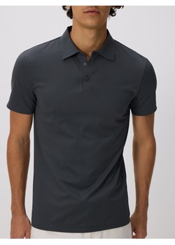 Reserved - Koszulka polo slim - ciemnoszary ze sklepu Reserved w kategorii T-shirty męskie - zdjęcie 185685247