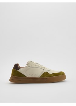 Reserved - Skórzane sneakersy - wielobarwny ze sklepu Reserved w kategorii Trampki męskie - zdjęcie 185685516