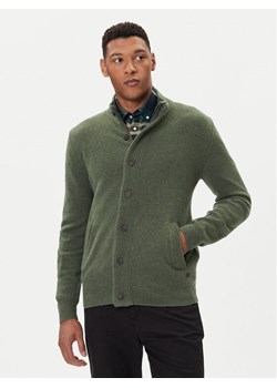 Barbour Kardigan Essential MKN0731OL51 Zielony Regular Fit ze sklepu MODIVO w kategorii Swetry męskie - zdjęcie 185687116