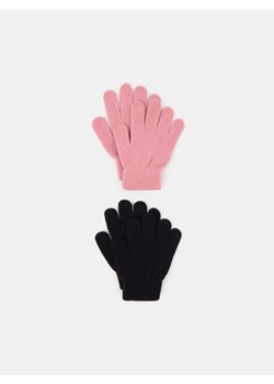 Sinsay - Rękawiczki 2 pack - różowy ze sklepu Sinsay w kategorii Rękawiczki dziecięce - zdjęcie 185689657
