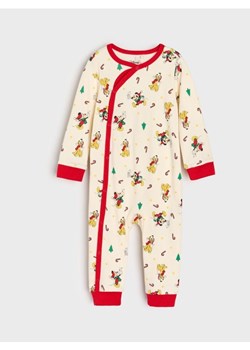 Sinsay - Pajacyk Mickey Mouse - kremowy - id: 442DG-01X - marki Sinsay - 185689716 Sinsay - Pajacyk Mickey Mouse - kremowy ze sklepu Sinsay w kategorii Piżamy dziecięce - zdjęcie 185689716