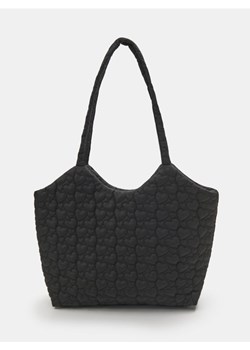Sinsay - Pikowana torba shopper - czarny - id: 601EK-99X - marki Sinsay - 185689738 Sinsay - Pikowana torba shopper - czarny ze sklepu Sinsay w kategorii Torby Shopper bag - zdjęcie 185689738