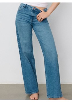 Sinsay - Jeansy wide leg - niebieski ze sklepu Sinsay w kategorii Jeansy damskie - zdjęcie 185689786