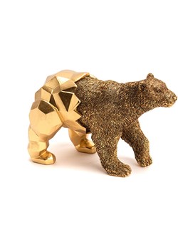 Amadeus Figurka dekoracyjna &quot;Bear&quot; w kolorze złotym - wys. 11 cm ze sklepu Limango Polska w kategorii Dekoracje - zdjęcie 185690917