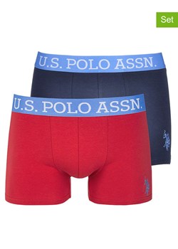 U.S. Polo Assn. Bokserki (2 pary) w kolorze granatowym i czerwonym ze sklepu Limango Polska w kategorii Majtki męskie - zdjęcie 185691058