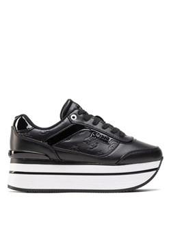 Guess Sneakersy Hansin FL5HNS PEL12 Czarny ze sklepu MODIVO w kategorii Buty sportowe damskie - zdjęcie 185691328