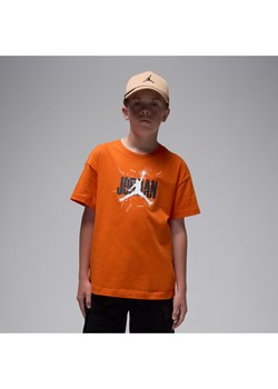 T-shirt dla dużych dzieci '85 Shatter Jordan - Pomarańczowy ze sklepu Nike poland w kategorii T-shirty chłopięce - zdjęcie 185693626