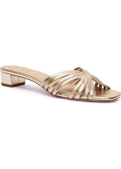 LAUREN RALPH LAUREN Skórzane klapki FAY ze sklepu Gomez Fashion Store w kategorii Klapki damskie - zdjęcie 185694397
