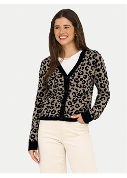 ONLY Kardigan Leo 15349819 Brązowy Regular Fit ze sklepu MODIVO w kategorii Swetry damskie - zdjęcie 185695048