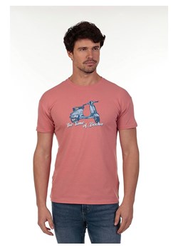 The Time of Bocha Koszulka w kolorze łososiowym ze sklepu Limango Polska w kategorii T-shirty męskie - zdjęcie 185697165
