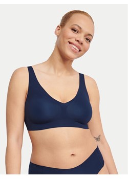 Sloggi Biustonosz bezfiszbinowy Zero Feel 10217728 Granatowy ze sklepu MODIVO w kategorii Biustonosze - zdjęcie 185698245