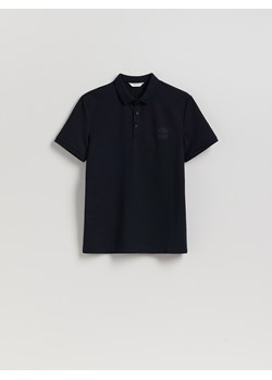 Reserved - Koszulka polo regular fit - granatowy ze sklepu Reserved w kategorii T-shirty męskie - zdjęcie 185699448