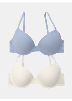 Sinsay - Prążkowane biustonosze 2 pack - wielobarwny ze sklepu Sinsay w kategorii Biustonosze - zdjęcie 185702009