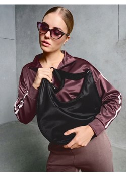 Sinsay - Nylonowa torebka hobo - czarny - id: 546EK-99X - marki Sinsay - 185702237 Sinsay - Nylonowa torebka hobo - czarny ze sklepu Sinsay w kategorii Torebki damskie - zdjęcie 185702237
