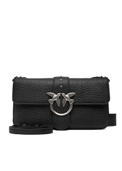 Torebka PINKO Love One Classic Slouchy Fl Al 25-26 PLTT 104524 A2JU Czarny ze sklepu eobuwie.pl w kategorii Listonoszki - zdjęcie 185702606