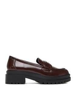 Loafersy Nine West CEO-KARIMA-01 Brązowy ze sklepu eobuwie.pl w kategorii Lordsy damskie - zdjęcie 185702626