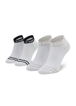 Calvin Klein Zestaw 2 par niskich skarpet damskich 701218775 Biały ze sklepu MODIVO w kategorii Skarpetki damskie - zdjęcie 185703136