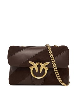 PINKO Torebka Love Puff Mini Cl AI 25-26 PLTT 100039 A2JY Brązowy ze sklepu MODIVO w kategorii Kopertówki - zdjęcie 185703139
