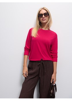 Mohito - Bluza z wiskozą - fuksjowy ze sklepu Mohito w kategorii Bluzy damskie - zdjęcie 185703707