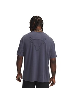 Męski t-shirt z nadrukiem Under Armour Project Rock Q3 ST Graphic SS - szary ze sklepu Sportstylestory.com w kategorii T-shirty męskie - zdjęcie 185704248