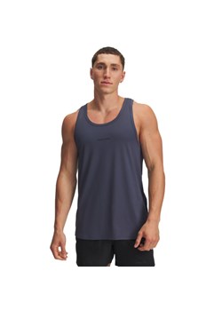 Męski top treningowy Under Armour Project Rock Iso Chill Tank - szary ze sklepu Sportstylestory.com w kategorii T-shirty męskie - zdjęcie 185704319