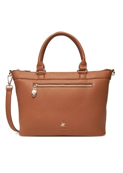 Torebka Beverly Hills Polo Club CEO-BHPC-C-006-08 Brązowy ze sklepu eobuwie.pl w kategorii Torby Shopper bag - zdjęcie 185706359