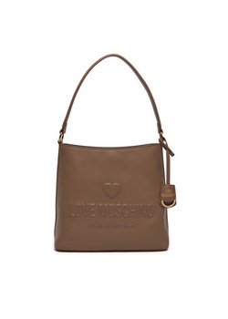 Torebka LOVE MOSCHINO JC4115PP1LL1020A Brązowy ze sklepu eobuwie.pl w kategorii Torebki damskie - zdjęcie 185706368