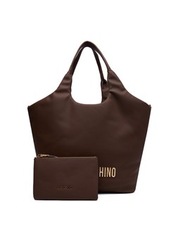 Torebka LOVE MOSCHINO JC4396PP0NKD031A Brązowy ze sklepu eobuwie.pl w kategorii Torby Shopper bag - zdjęcie 185706375