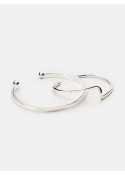 Sinsay - Bransoletka z błyszczącym wykończeniem 2 pack - srebrny ze sklepu Sinsay w kategorii Bransoletki - zdjęcie 185708436