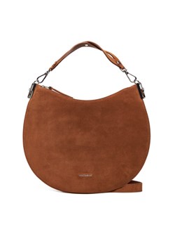 Torebka Coccinelle QKG Coccinellesunup Suede E1 QKG 13 01 01 Brązowy ze sklepu eobuwie.pl w kategorii Torby Shopper bag - zdjęcie 185709879