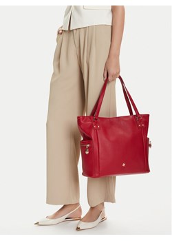 Torebka Beverly Hills Polo Club CEO-BHPC-C-005-08 Bordowy ze sklepu eobuwie.pl w kategorii Torby Shopper bag - zdjęcie 185709899