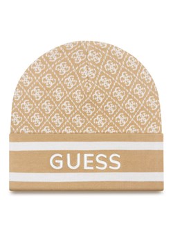 Czapka Guess W4BZ21 Z3JD2 Beżowy ze sklepu eobuwie.pl w kategorii Czapki zimowe damskie - zdjęcie 185709906