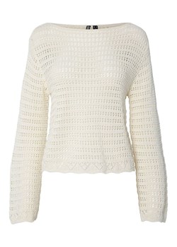Pieces Sweter &quot;Fallon&quot; w kolorze kremowym ze sklepu Limango Polska w kategorii Swetry damskie - zdjęcie 185711795