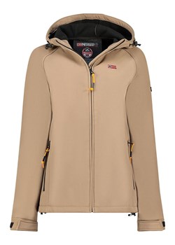 Geographical Norway Kurtka softshellowa &quot;Tamilalor&quot; w kolorze szarobrązowym ze sklepu Limango Polska w kategorii Kurtki damskie - zdjęcie 185711827