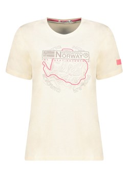 Geographical Norway Koszulka w kolorze kremowym ze sklepu Limango Polska w kategorii Bluzki damskie - zdjęcie 185712386