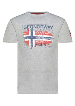 Geographical Norway Koszulka &quot;Jrusty&quot; w kolorze szarym ze sklepu Limango Polska w kategorii T-shirty męskie - zdjęcie 185712409
