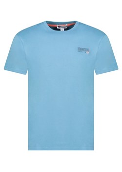 Geographical Norway Koszulka &quot;Jilva&quot; w kolorze błękitnym ze sklepu Limango Polska w kategorii T-shirty męskie - zdjęcie 185712429