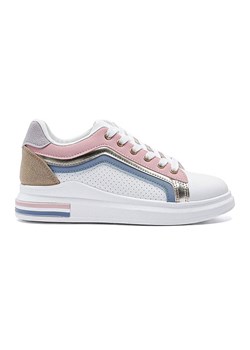 Viagiulia Sneakersy w kolorze biało-jasnoróżowo-błękitnym ze sklepu Limango Polska w kategorii Buty sportowe damskie - zdjęcie 185712565